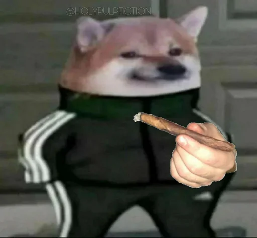 🚬 Стикер «Slav Cheems» для Telegram