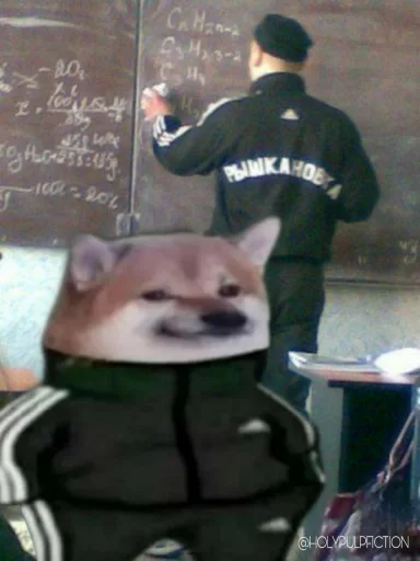 😐 Стикер «Slav Cheems» для Telegram