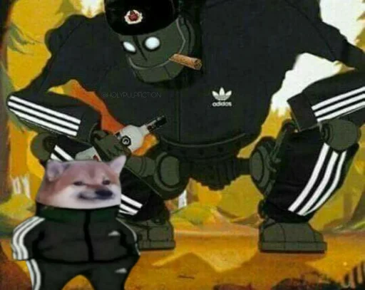 😐 Стикер «Slav Cheems» для Telegram