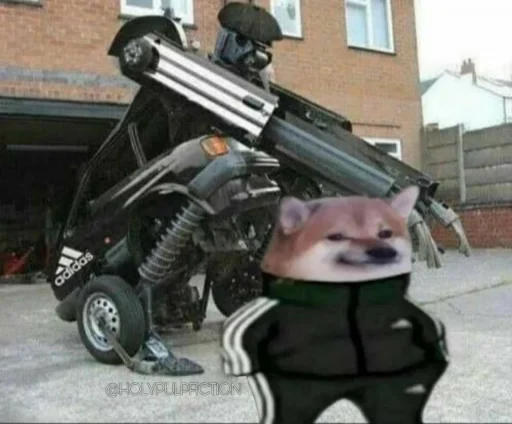 😐 Стикер «Slav Cheems» для Telegram