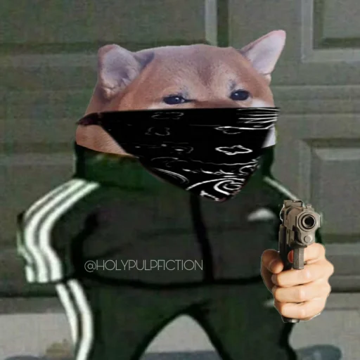 🔫 Стикер «Slav Cheems» для Telegram