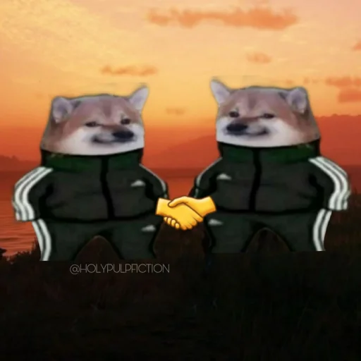 🤝 Стикер «Slav Cheems» для Telegram