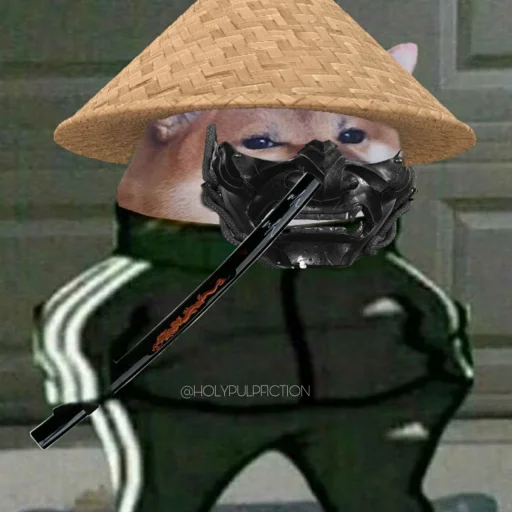 🇯🇵 Стикер «Slav Cheems» для Telegram