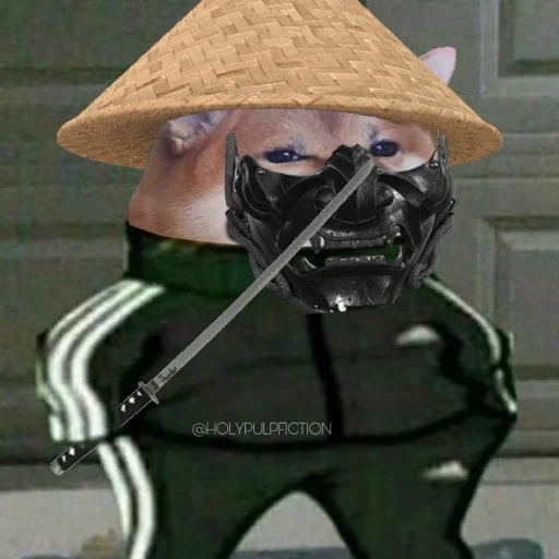 🇯🇵 Стикер «Slav Cheems» для Telegram