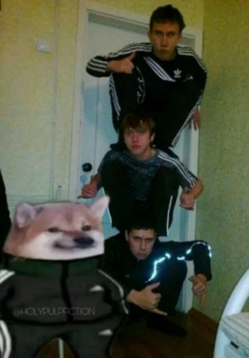 😏 Стикер «Slav Cheems» для Telegram