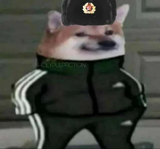 😐 Стикер «Slav Cheems» для Telegram