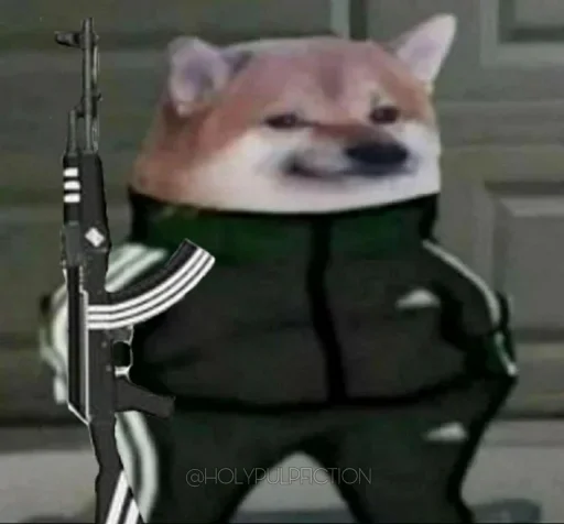 🔫 Стикер «Slav Cheems» для Telegram