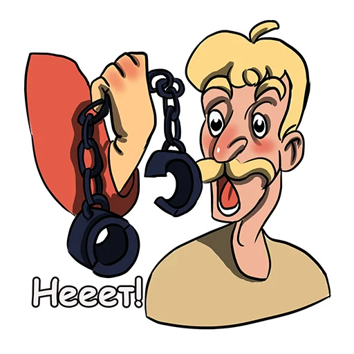 😱 Стикер «Рабовладелец - Игра» для Telegram