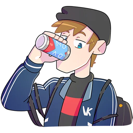 🥛 Стикер «Славик вернулся Без текста» для Telegram