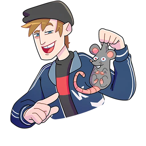 🐀 Стикер «Славик вернулся Без текста» для Telegram