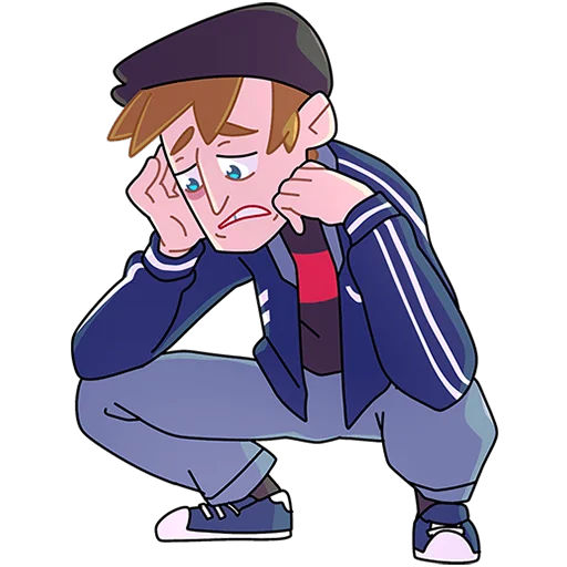 😔 Стикер «Славик вернулся Без текста» для Telegram