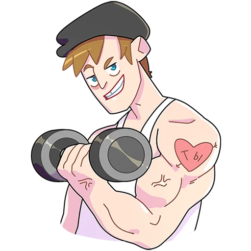 💪 Стикер «Славик вернулся Без текста» для Telegram