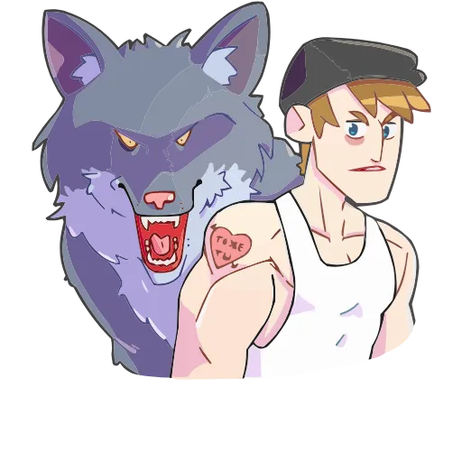 🐺 Эмодзи «Славик вернулся» для Telegram