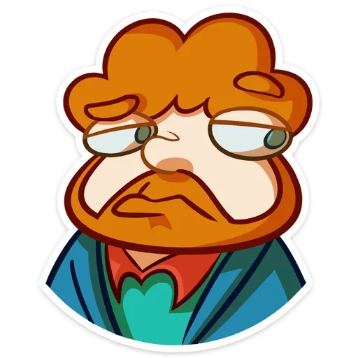🤔 Стикер «Рыжий Славик» для Telegram