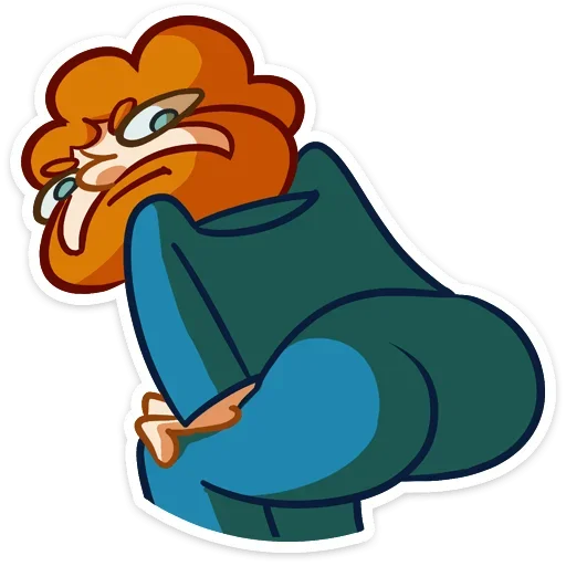 🍑 Стикер «Рыжий Славик» для Telegram