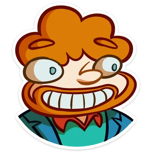 😀 Стикер «Рыжий Славик» для Telegram