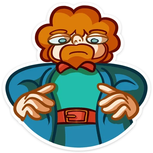 ☺ Стикер «Рыжий Славик» для Telegram