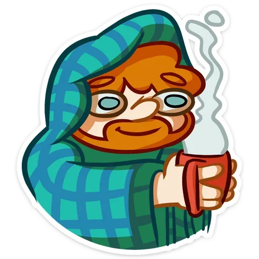 ☕ Стикер «Рыжий Славик» для Telegram