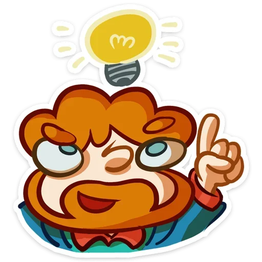 💡 Стикер «Рыжий Славик» для Telegram