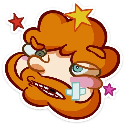 🤩 Стикер «Рыжий Славик» для Telegram