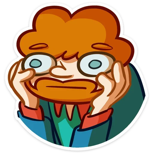 👀 Стикер «Рыжий Славик» для Telegram