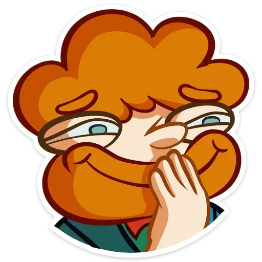 😃 Стикер «Рыжий Славик» для Telegram