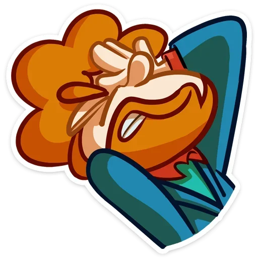 🤦‍♀ Стикер «Рыжий Славик» для Telegram