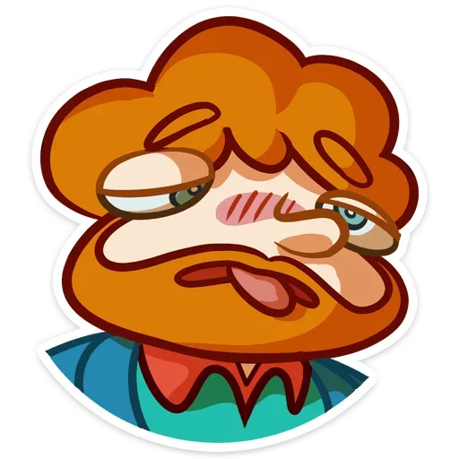 😛 Стикер «Рыжий Славик» для Telegram