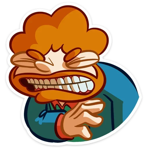 😬 Стикер «Рыжий Славик» для Telegram