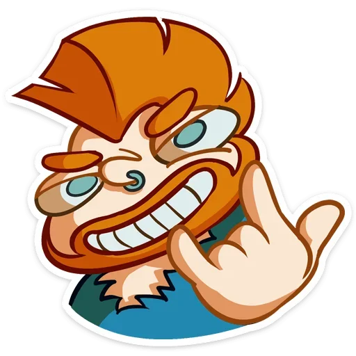 🤟 Стикер «Рыжий Славик» для Telegram