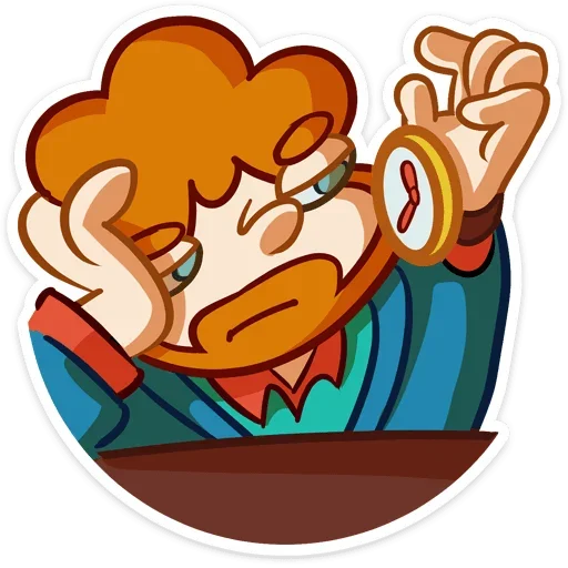 🕓 Стикер «Рыжий Славик» для Telegram