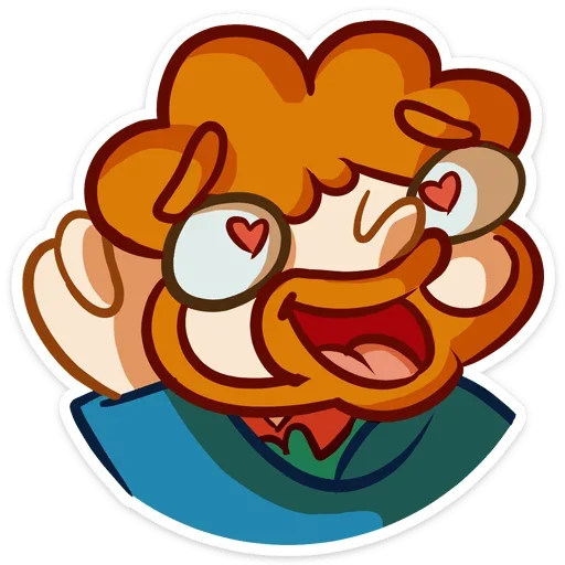 😍 Стикер «Рыжий Славик» для Telegram