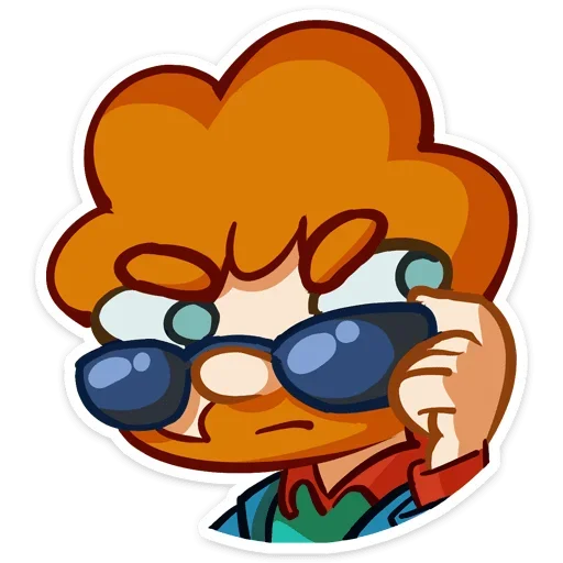 😎 Стикер «Рыжий Славик» для Telegram