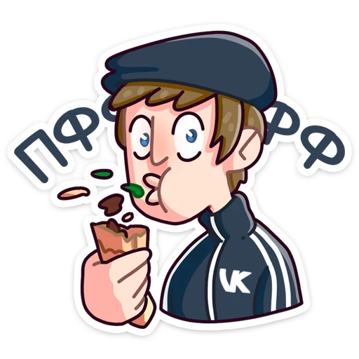 😳 Стикер «Славик в толстовке» для Telegram