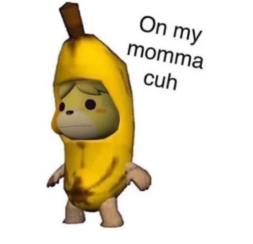 🍌 Стикер «lmao» для Telegram