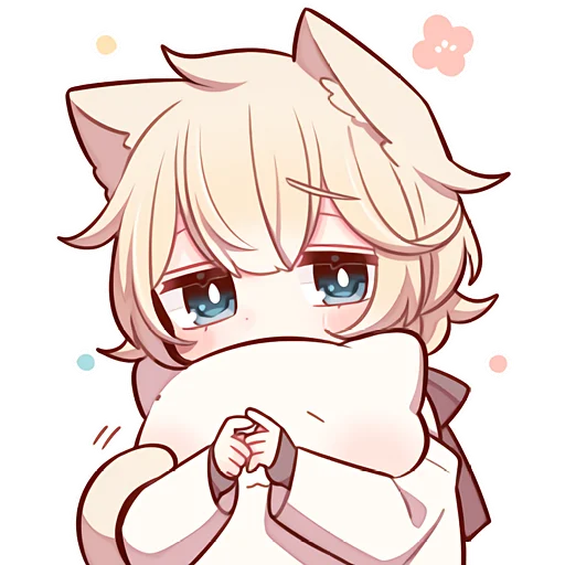 😐 Стикер «Сонный котенок 3» для Telegram