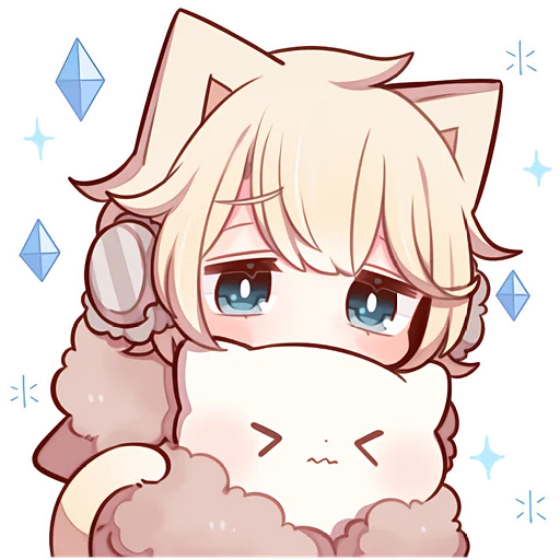 ☺️ Стикер «Сонный котенок 3» для Telegram