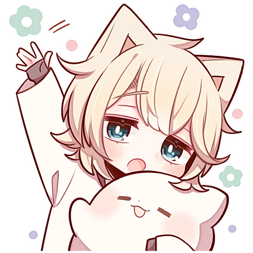 👋 Стикер «Сонный котенок 3» для Telegram