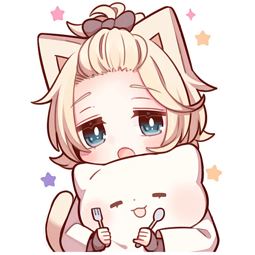 😋 Стикер «Сонный котенок 3» для Telegram