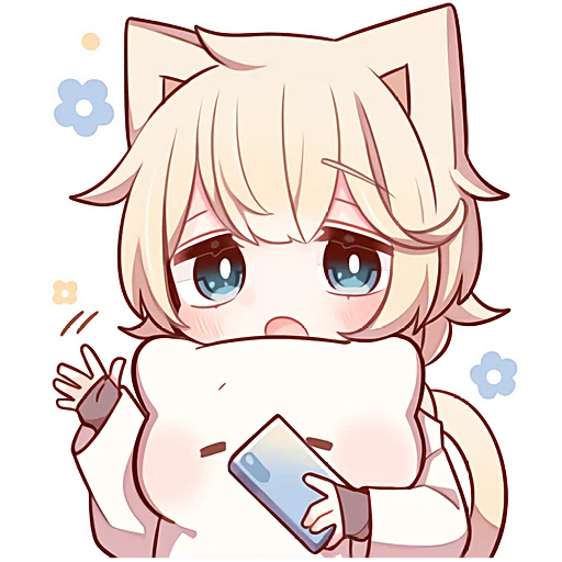 👋 Стикер «Сонный котенок 3» для Telegram