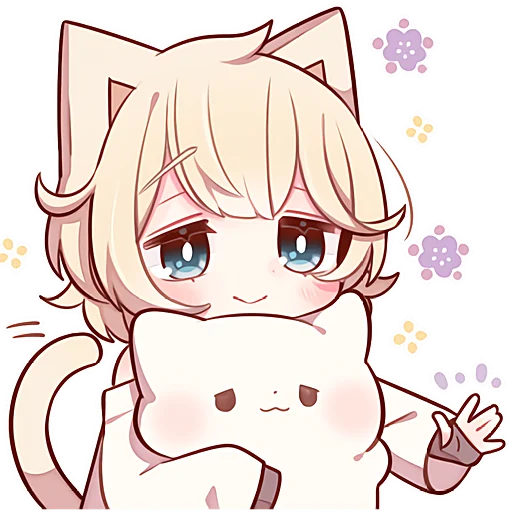 ☺️ Стикер «Сонный котенок 3» для Telegram