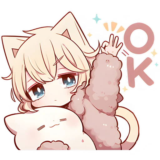 👌 Стикер «Сонный котенок 2» для Telegram