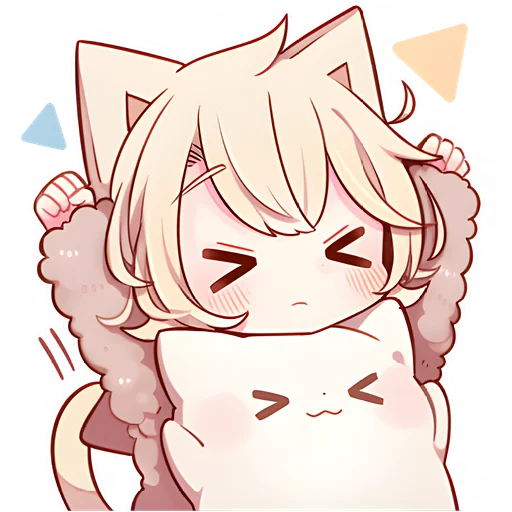 😣 Стикер «Сонный котенок 2» для Telegram