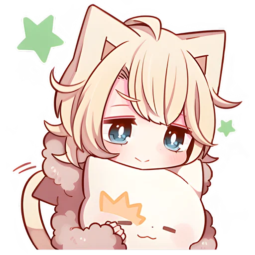 🥲 Стикер «Сонный котенок 2» для Telegram