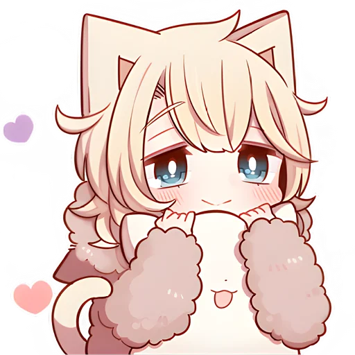 ☺️ Стикер «Сонный котенок 2» для Telegram