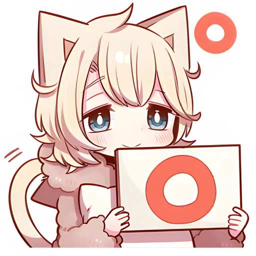 ✅ Стикер «Соннный котенок» для Telegram