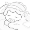🤍 Эмодзи «sleepy lamb» для Telegram