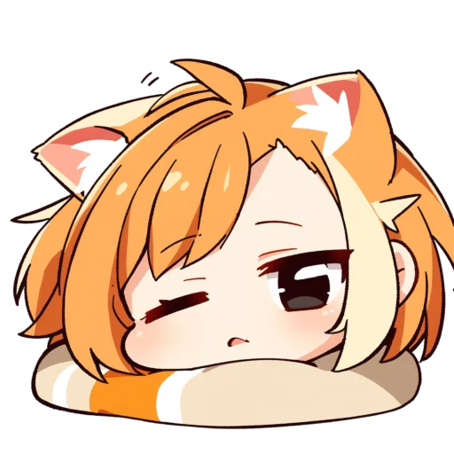 🥱 Стикер «Sleepy Chu» для Telegram