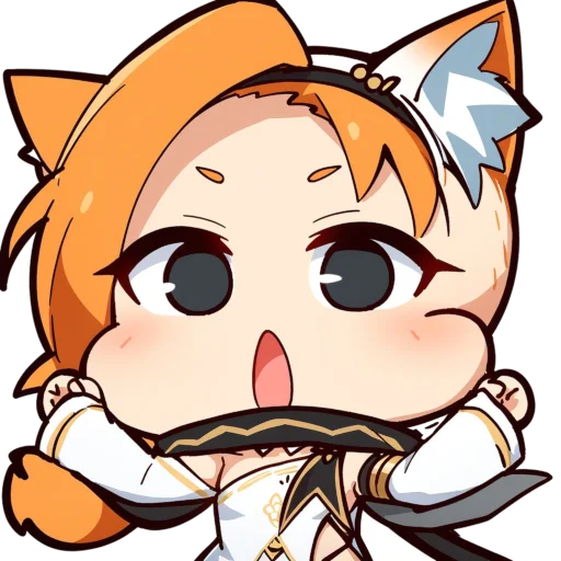 🤩 Стикер «Sleepy Chu» для Telegram