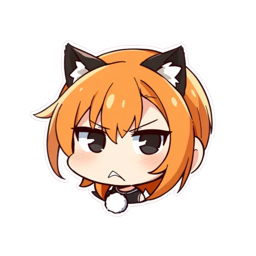 🙁 Стикер «Sleepy Chu» для Telegram